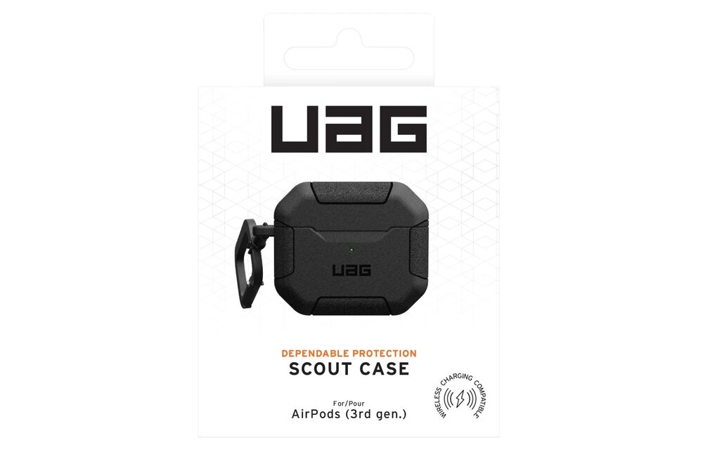 UAG Scout Case for Apple Airpods 3 - Black
