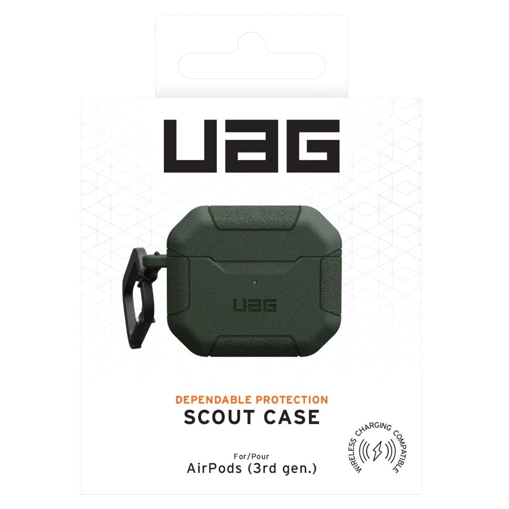 UAG Scout Case for Apple Airpods 3 - Olive Drab