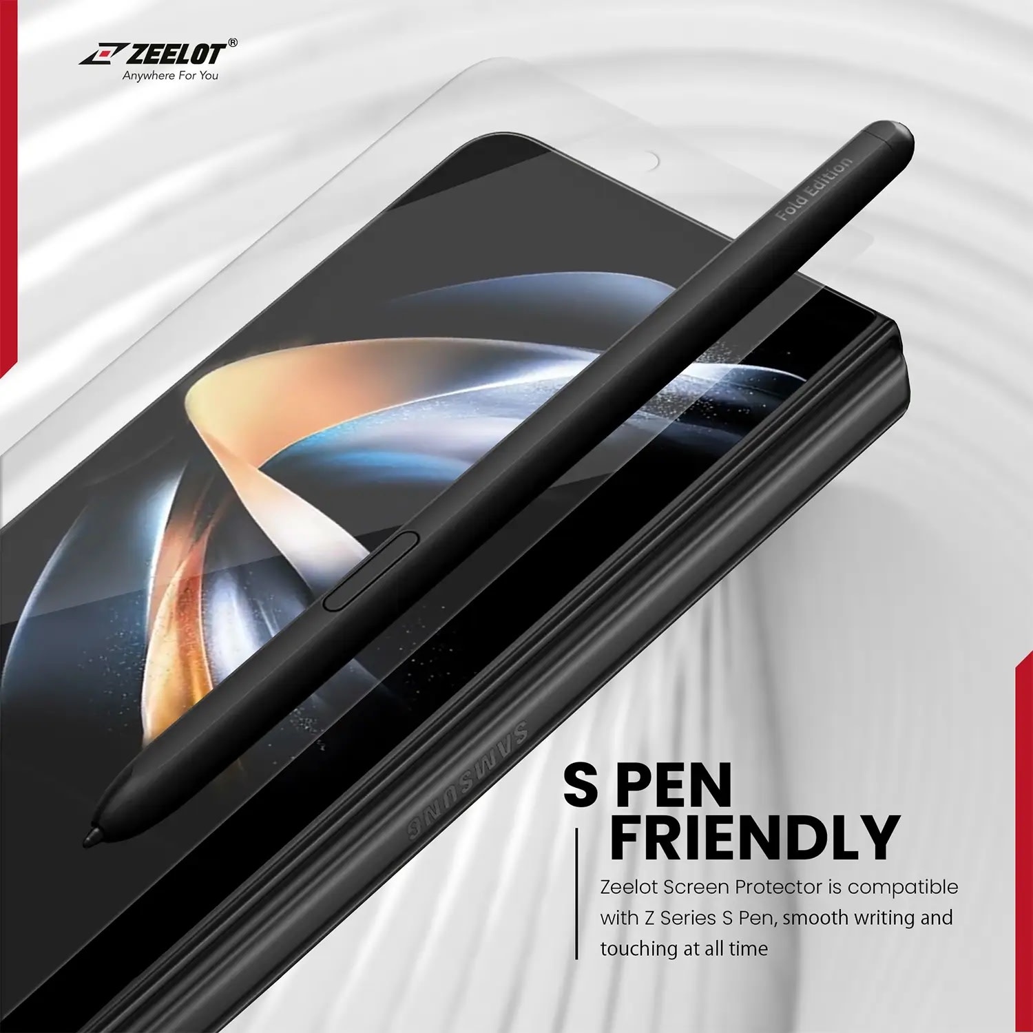 ZEELOT (2.5D) PureGlass for Samsung Z Fold 5 - HD