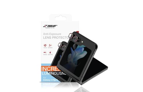 ZEELOT Pishield Series Titanium Alloy Lens Protector for Z Flip  5 - Iridescent