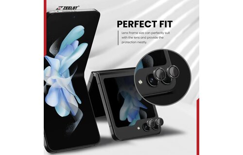 ZEELOT Pishield Series Titanium Alloy Lens Protector for Z Flip  5 - Iridescent