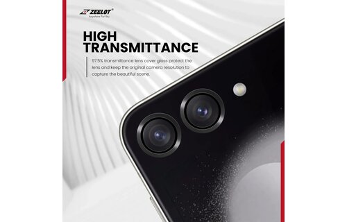 ZEELOT Pishield Series Titanium Alloy Lens Protector for Z Flip  5 - Iridescent