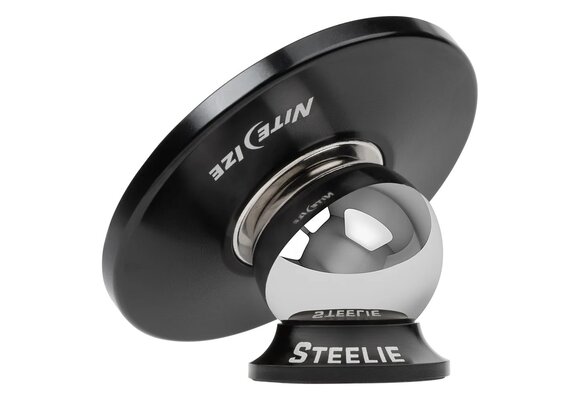 Nite Ize Steelie Orbiter Plus Dash Mount Kit for MagSafe - Silver and Black