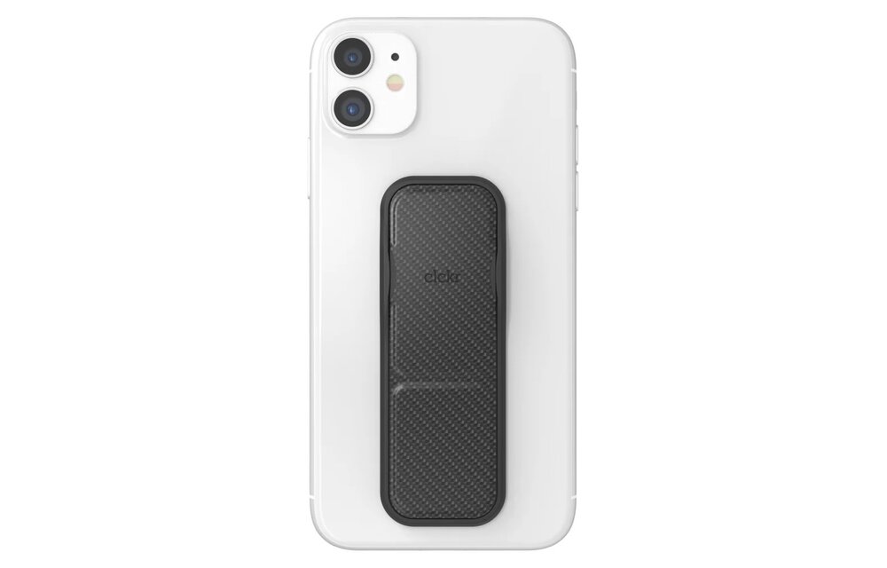 CLCKR Universal Stand and Grip - Carbon Fibre V2 Black