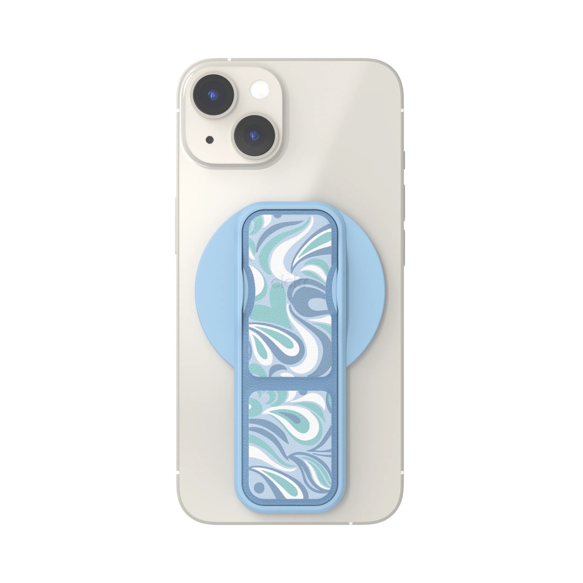 CLCKR Compact MagSafe Stand and Grip - Paisley Swirl