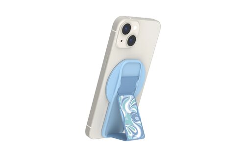 CLCKR Compact MagSafe Stand and Grip - Paisley Swirl