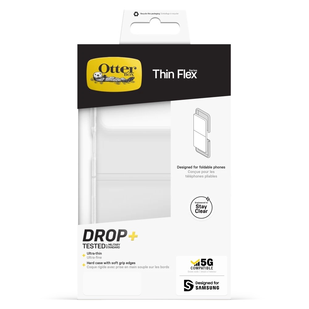 OtterBox Thin Flex Case for Samsung Galaxy Z Flip 4 - Clear