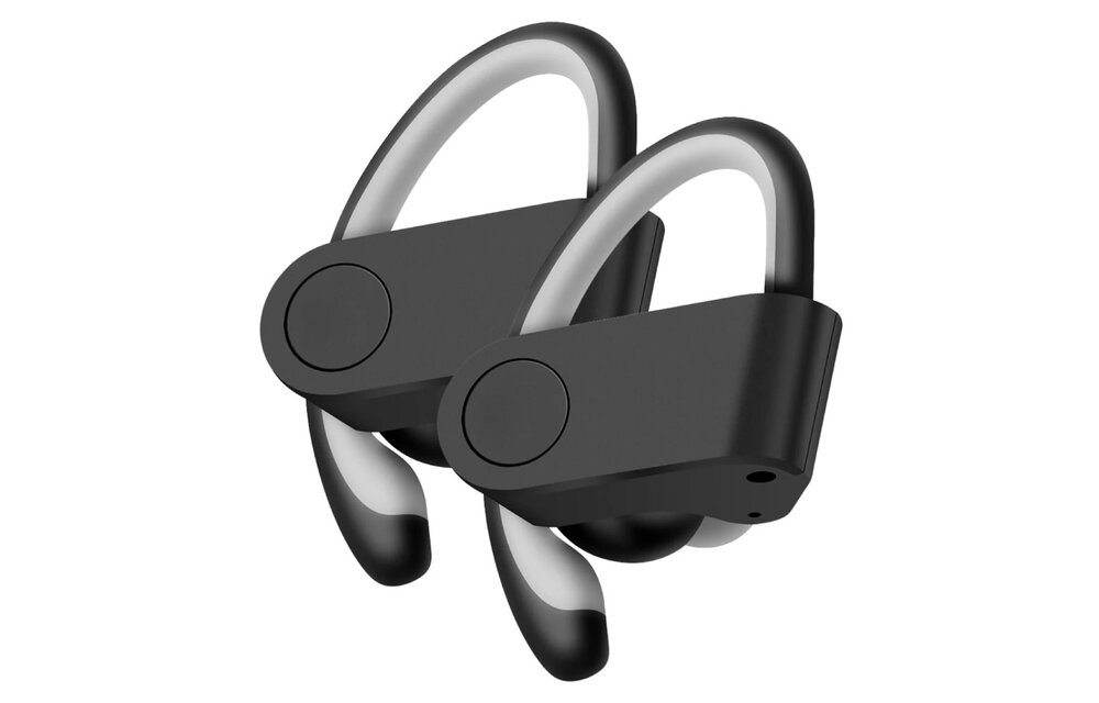 AMPD Active 5.0 Sport-Fit True Wireless Bluetooth In Ear Headphones - Black