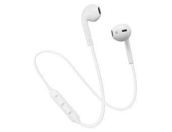 AMPD Sport Fit In Ear Wired Headphones - White