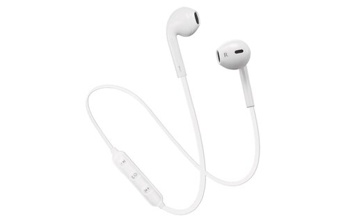 AMPD Sport Fit In Ear Wired Headphones - White