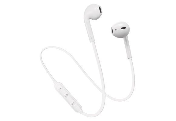 AMPD Sport Fit In Ear Wired Headphones - White