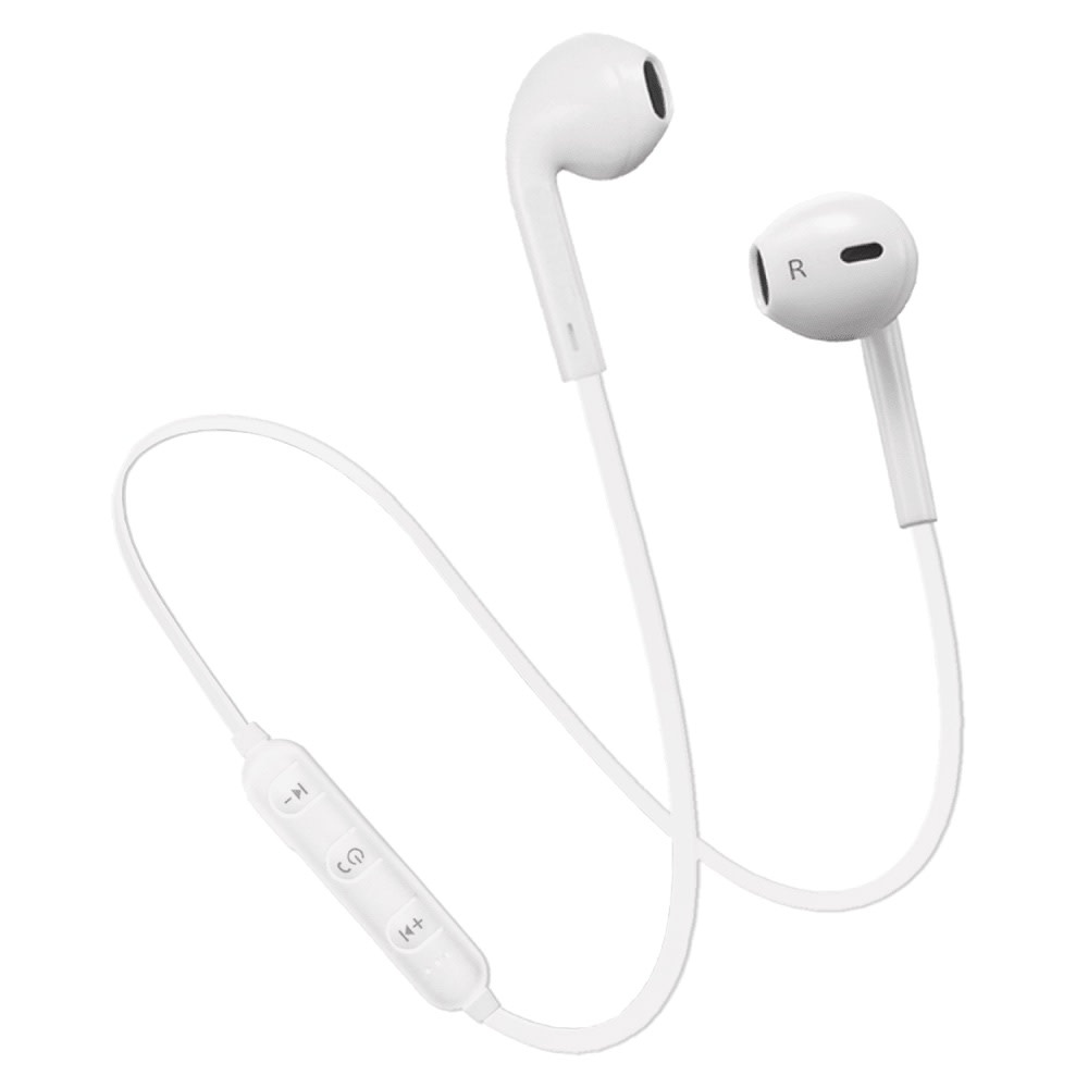 AMPD Sport Fit In Ear Wired Headphones - White