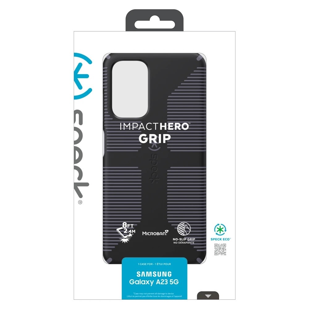 Speck Presidio Impact Hero Case for Samsung Galaxy A23 5G UW - Granite Black and Dusk Grey