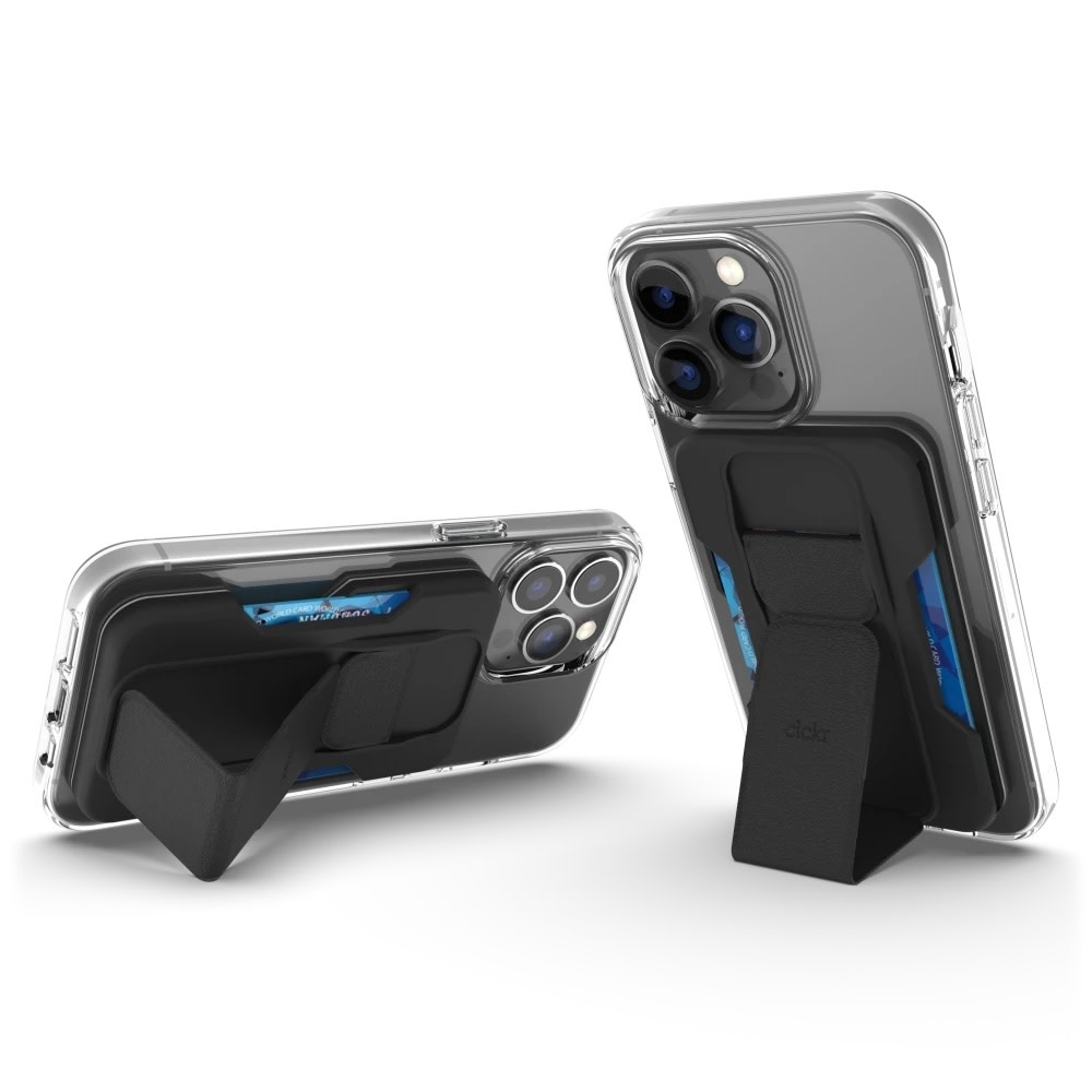 CLCKR MagSafe Wallet and Stand - Black