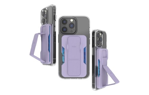 CLCKR MagSafe Wallet and Stand - Purple