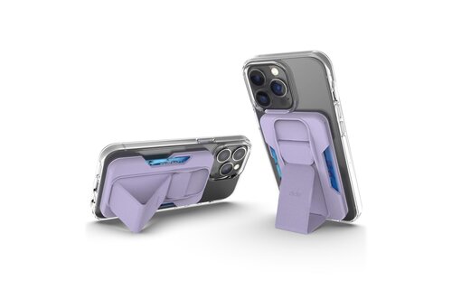 CLCKR MagSafe Wallet and Stand - Purple