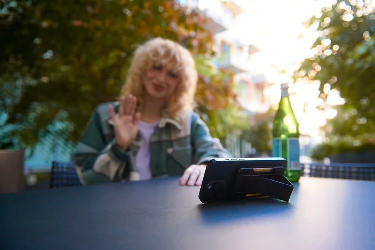 CLCKR MagSafe Wallet and Stand - Purple