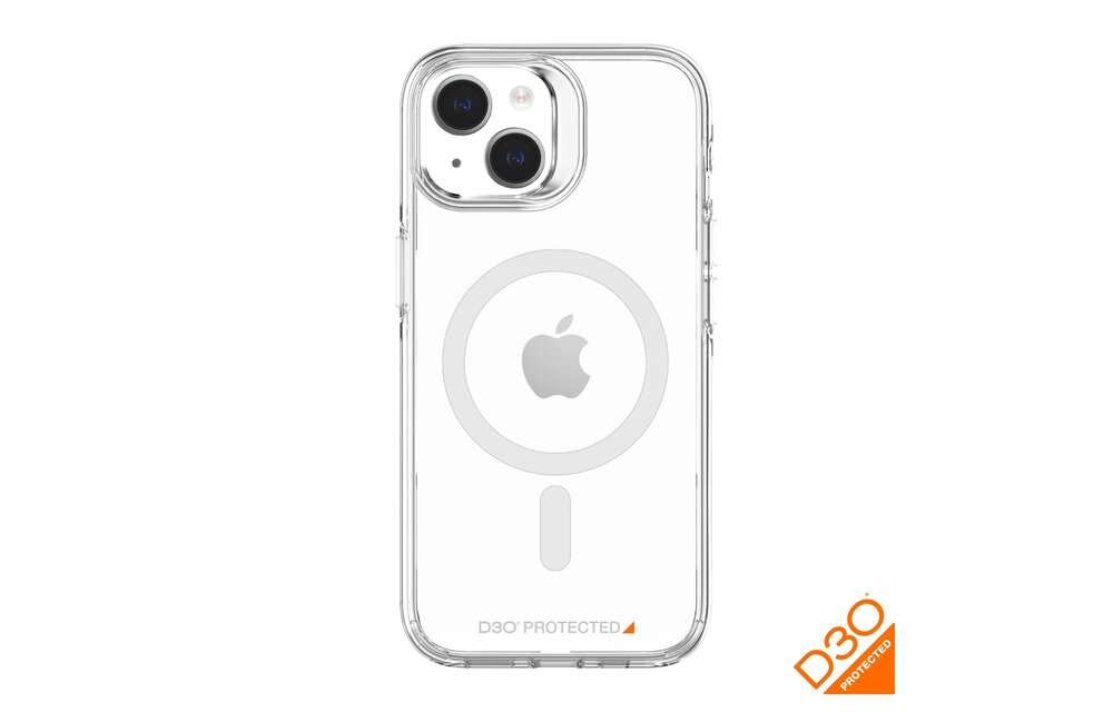 Axessorize D30 Crystal Shield MagSafe Case for iPhone 13/14 / iPhone 15 - Clear