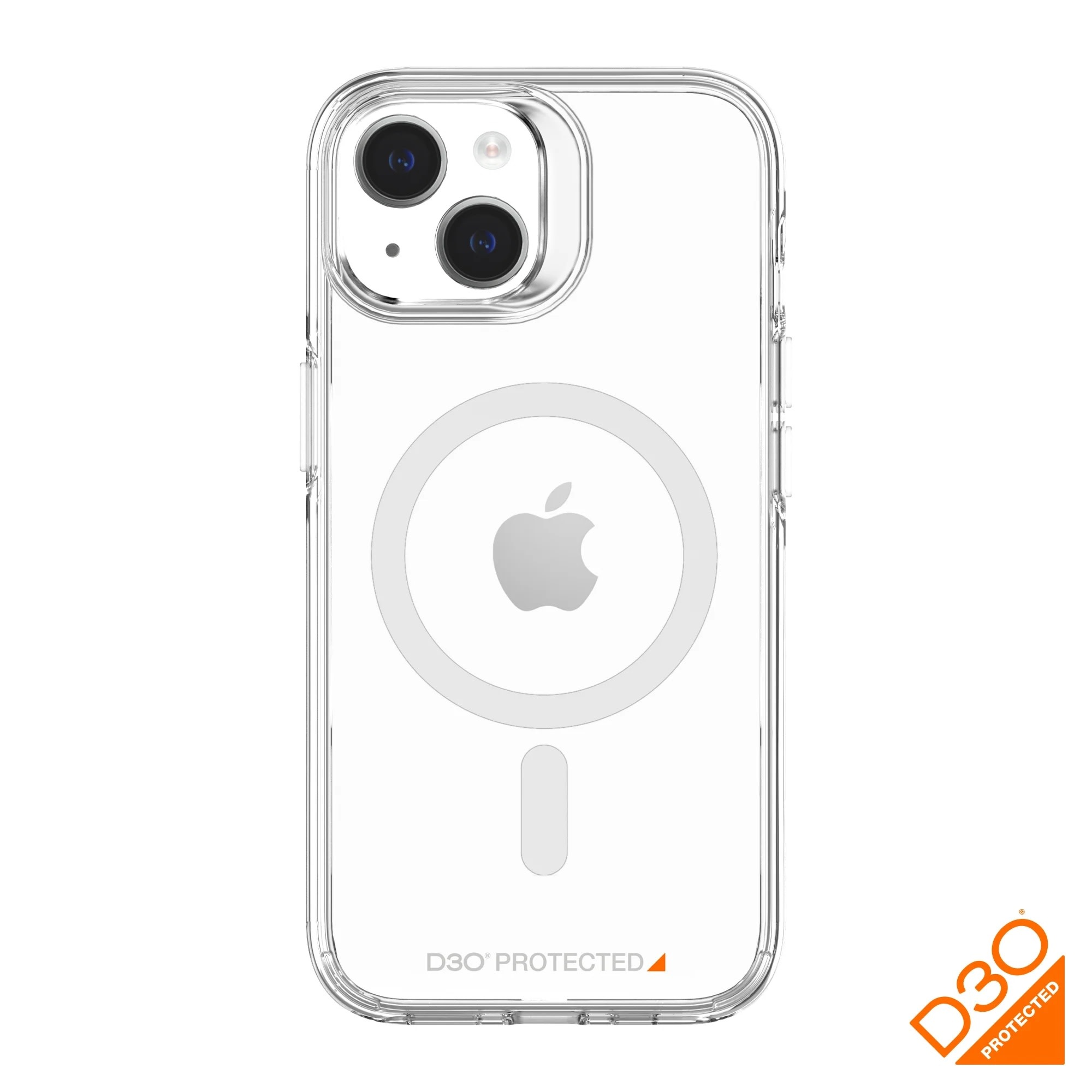 Axessorize D30 Crystal Shield MagSafe Case for iPhone 13/14 / iPhone 15 - Clear