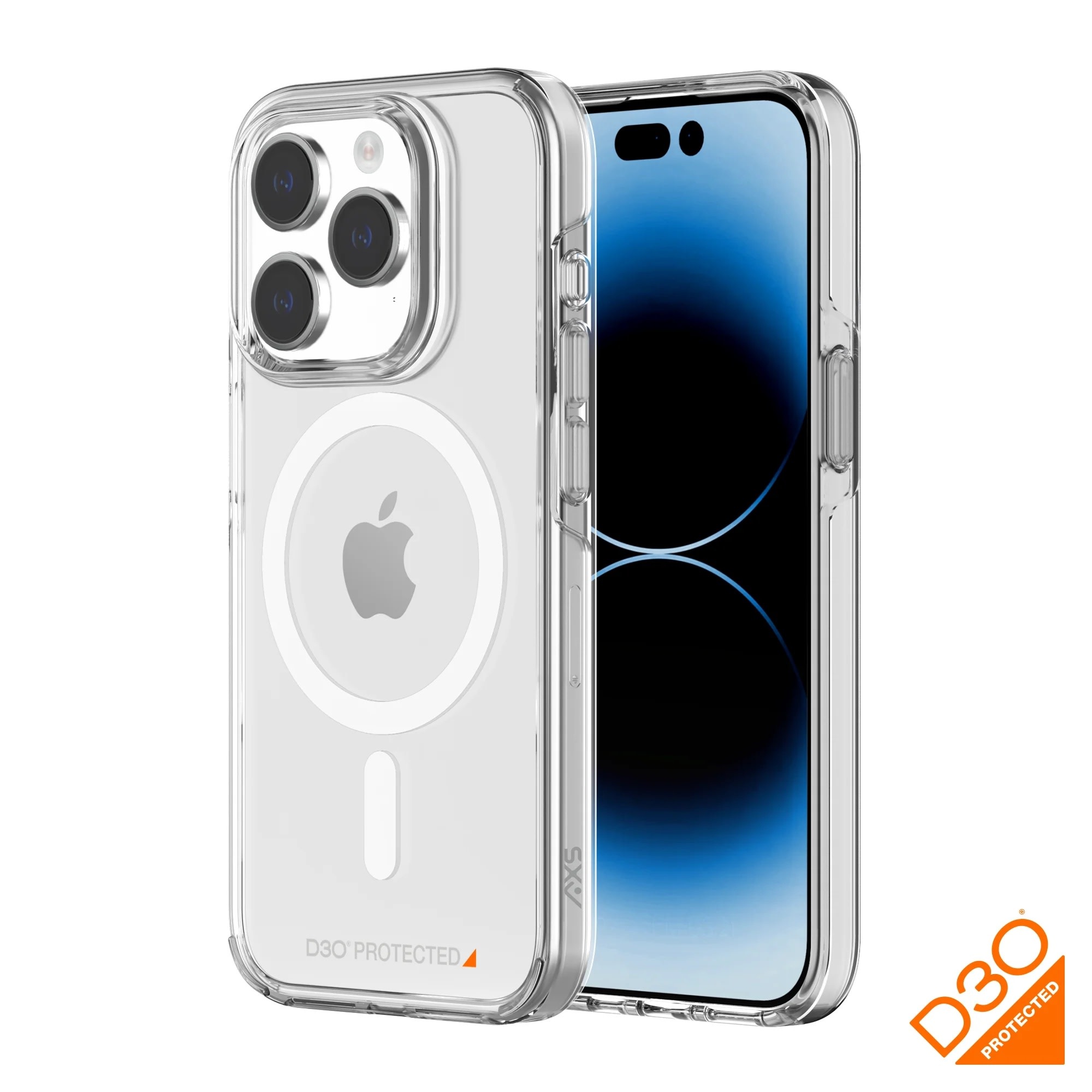 Axessorize D30 Crystal Shield MagSafe Case for iPhone 15 Pro - Clear