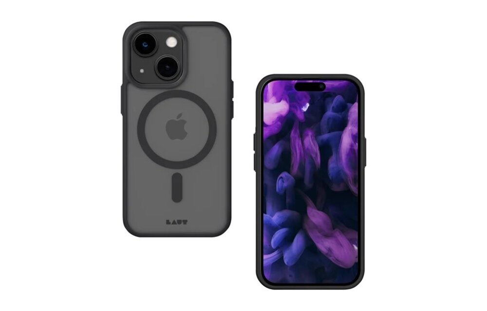 LAUT Huex Protect MagSafe Case for iPhone 13/14/ iPhone 15 - Black