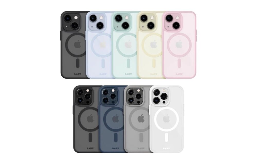 LAUT Huex Protect MagSafe Case for iPhone 13/14/ iPhone 15 - Black