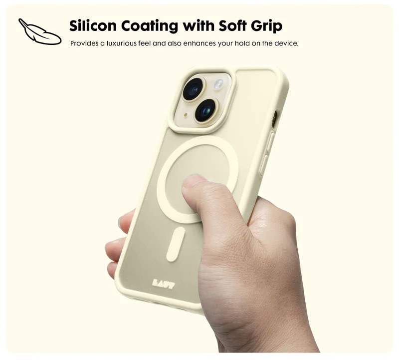 LAUT Huex Protect MagSafe Case for iPhone 13/14/ iPhone 15 - Black