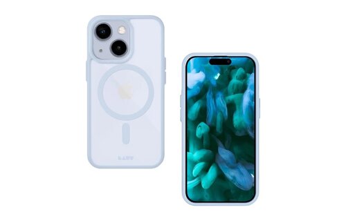 LAUT Huex Protect MagSafe Case for iPhone 14 Plus /15 Plus - Light Blue