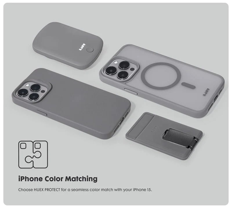 LAUT Huex Protect MagSafe Case for iPhone 14 Plus /15 Plus - Pink