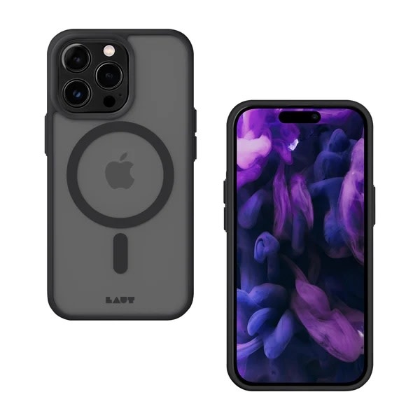 LAUT Huex Protect MagSafe Case for iPhone 15 Pro Max - Black