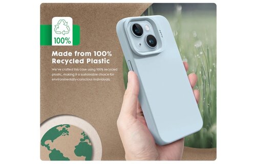 LAUT Huex Slim MagSafe Case for iPhone 13/14 / iPhone 15 - Light Blue