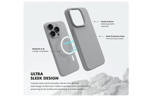 LAUT Huex Slim MagSafe Case for iPhone 13/14 / iPhone 15 - Light Blue