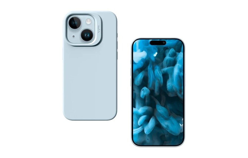 LAUT Huex Slim MagSafe Case for iPhone 14 Plus /15 Plus - Light Blue