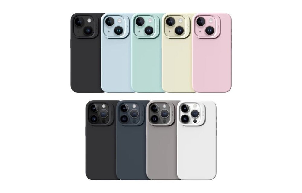 LAUT Huex Slim MagSafe Case for iPhone 14 Plus /15 Plus - Light Blue