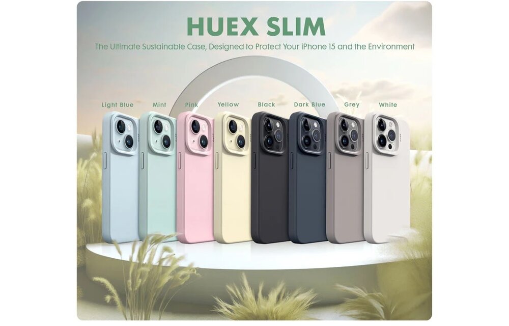 LAUT Huex Slim MagSafe Case for iPhone 14 Plus /15 Plus - Light Blue