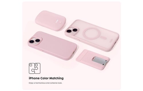 LAUT Huex Slim MagSafe Case for iPhone 14  Plus /15 Plus - Pink