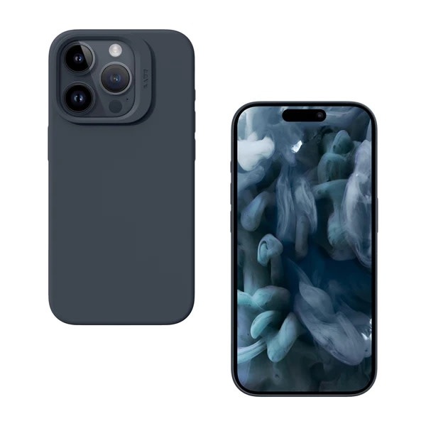 LAUT Huex Slim MagSafe Case for iPhone 15 Pro - Dark Blue