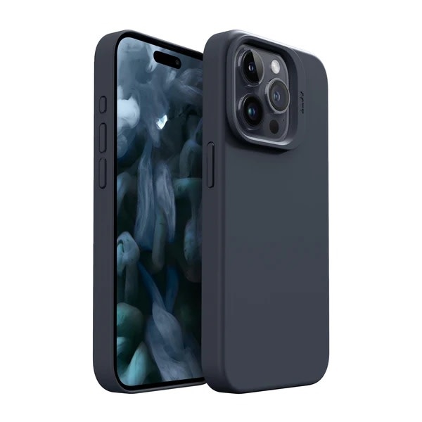 LAUT Huex Slim MagSafe Case for iPhone 15 Pro Max - Dark Blue