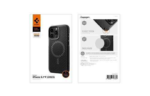 Spigen Core Armor MagSafe Case for iPhone 15 Pro - Matte Black