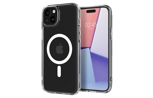 Spigen Crystal Hybrid MagSafe Case for iPhone 13/14 / iPhone 15 - White/Clear