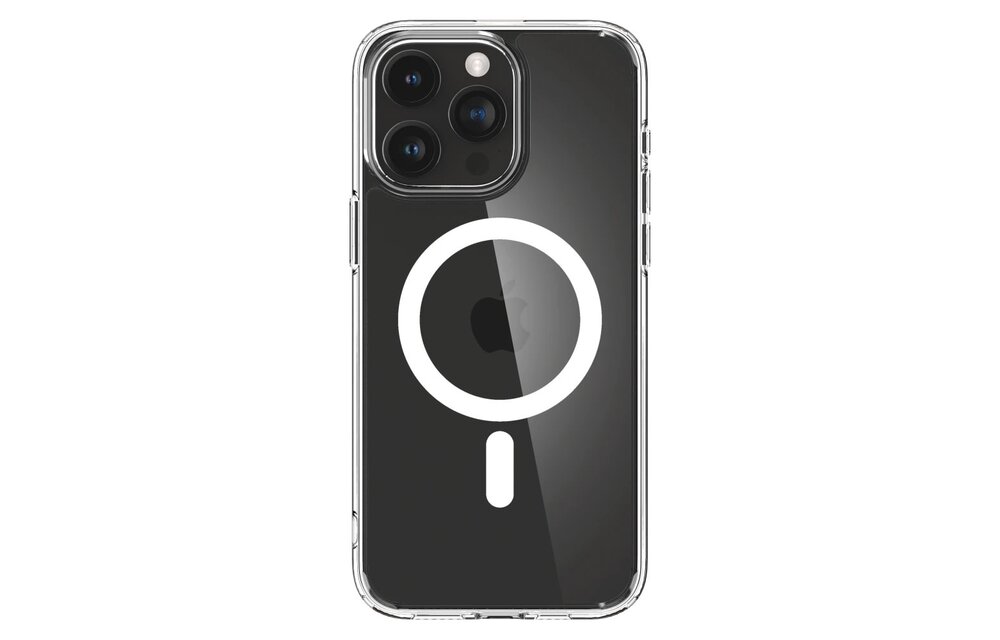 Spigen Crystal Hybrid MagSafe Case for iPhone 15 Pro Max - White/Clear