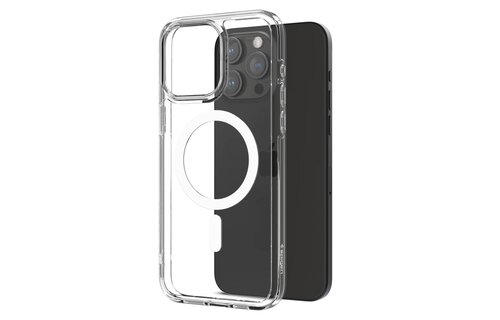 Spigen Crystal Hybrid MagSafe Case for iPhone 15 Pro Max - White/Clear