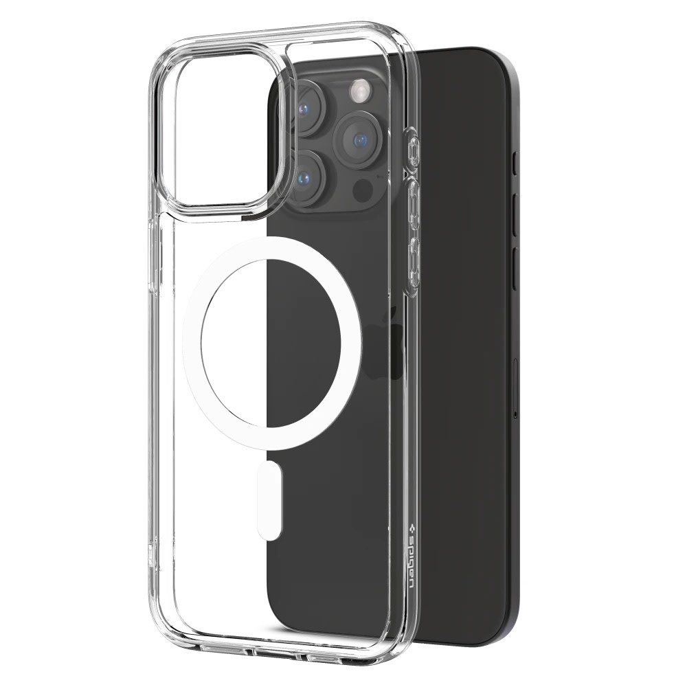 Spigen Crystal Hybrid MagSafe Case for iPhone 15 Pro Max - White/Clear