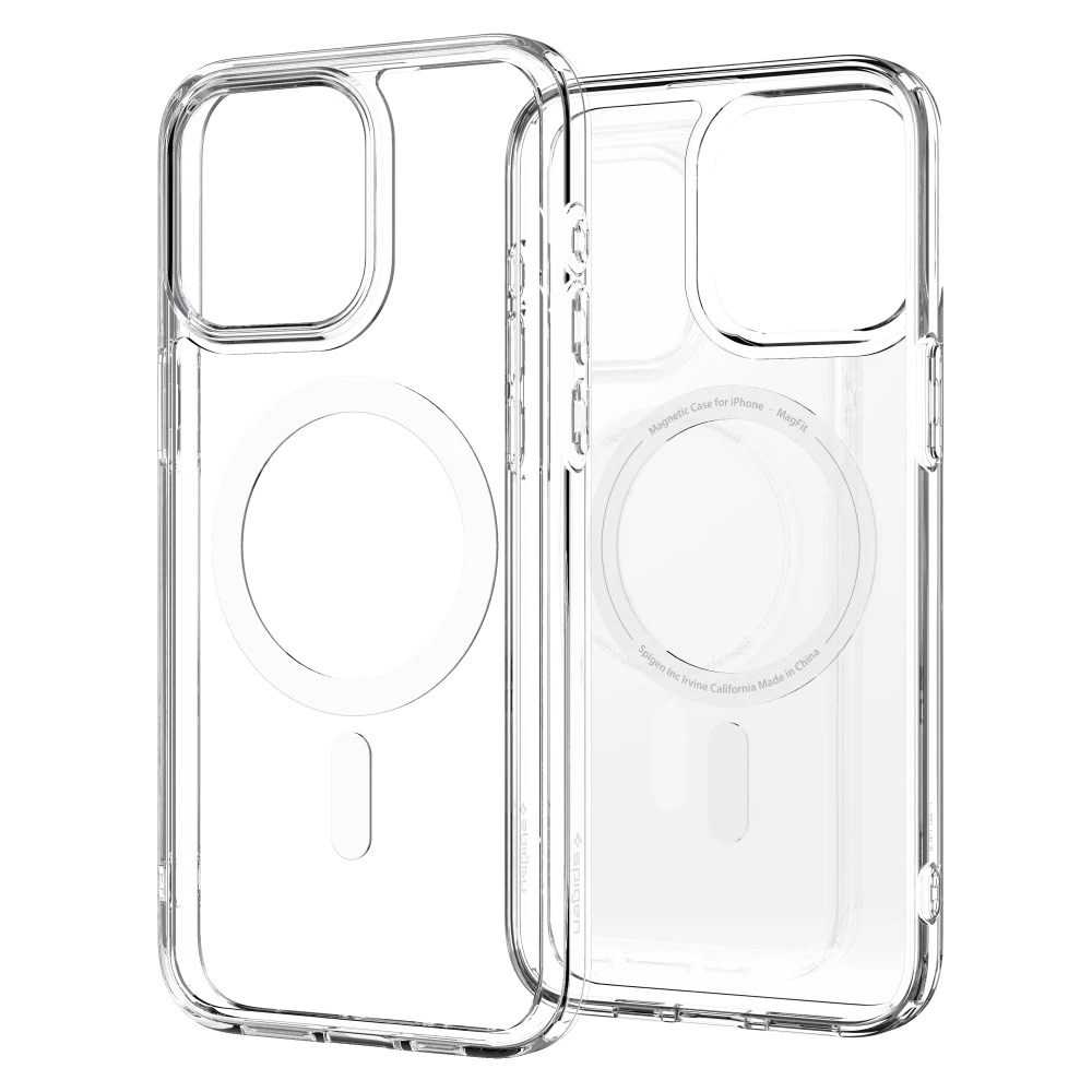 Spigen Crystal Hybrid MagSafe Case for iPhone 15 Pro Max - White/Clear