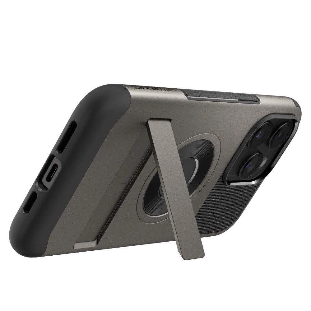 Spigen Slim Armor Kickstand MagSafe Case for iPhone 15 Pro Max - Gunmetal