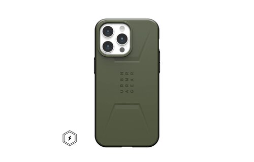 UAG Civilian MagSafe Case for iPhone 15 Pro Max - Olive Drab