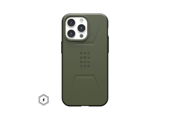 UAG Civilian MagSafe Case for iPhone 15 Pro Max - Olive Drab