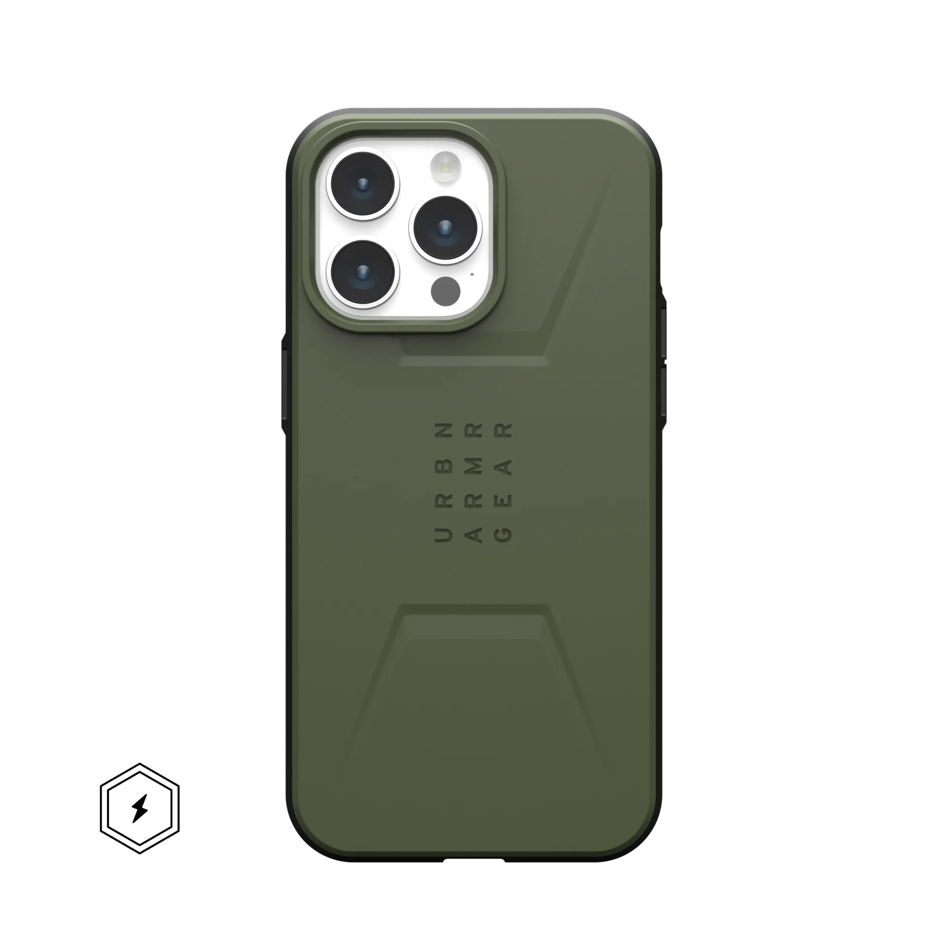UAG Civilian MagSafe Case for iPhone 15 Pro Max - Olive Drab