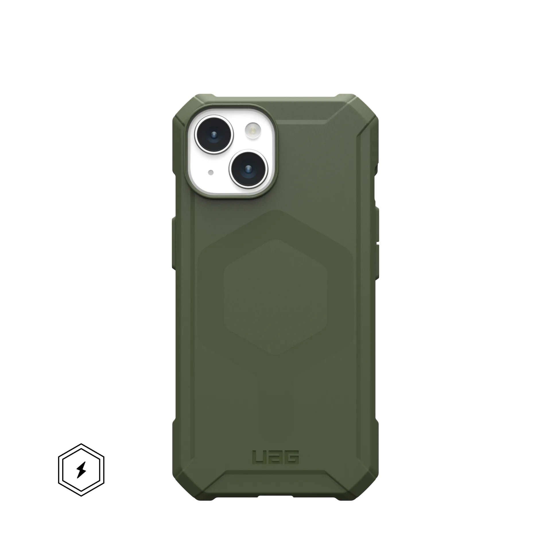 UAG Essential Armor MagSafe Case for iPhone 13/14 / iPhone 15 - Olive Drab