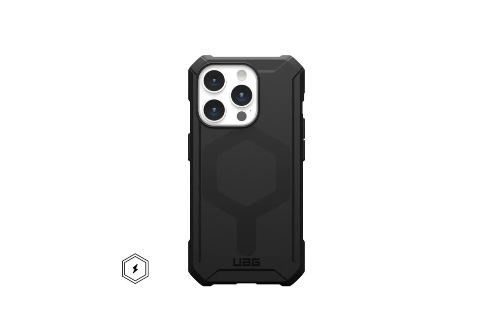 UAG Essential Armor MagSafe Case for iPhone 15 Pro - Black